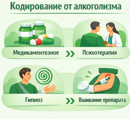 кодирование от алкоголизма в Иланском Санати